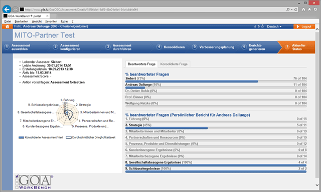 GOA Web Screenshot