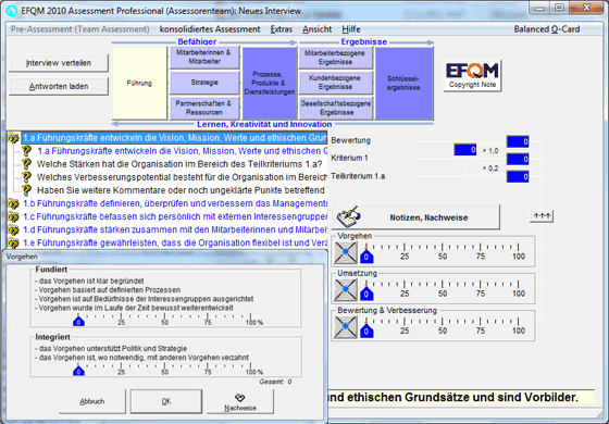 EFQM  Assessment Professional